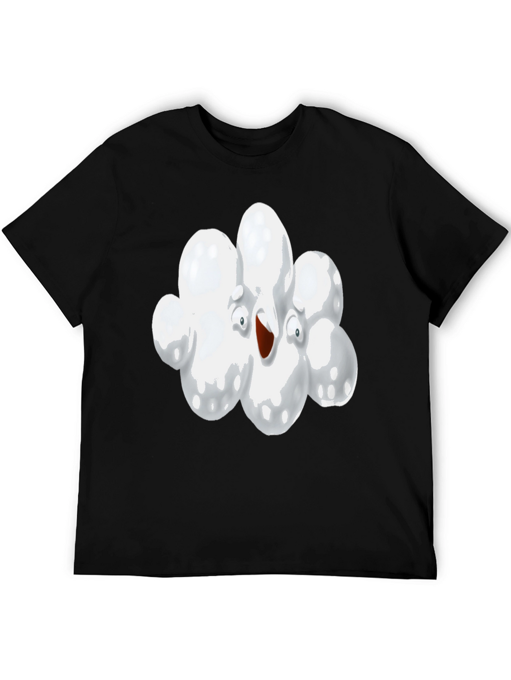 Cartoon Cloud Graphic T-Shirt