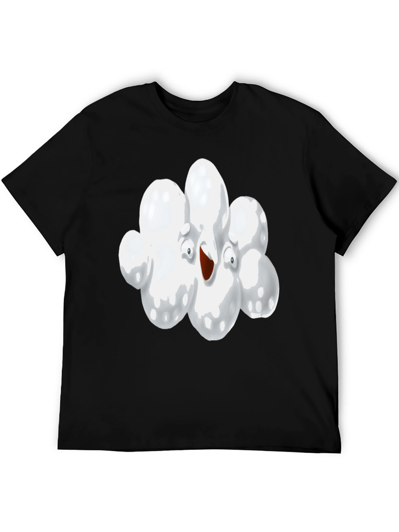 Cartoon Cloud Graphic T-Shirt