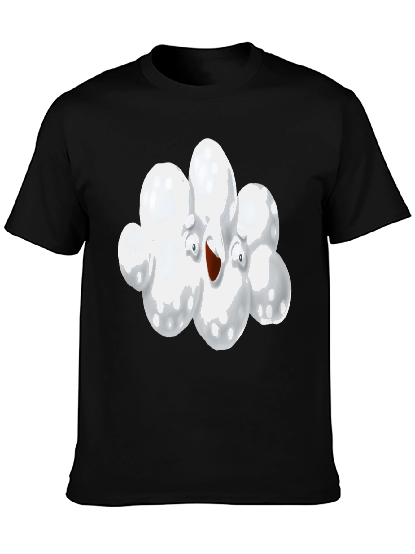 Cartoon Cloud Graphic T-Shirt