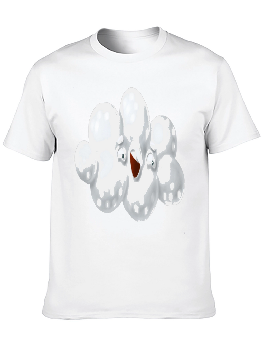 Cartoon Cloud Graphic T-Shirt
