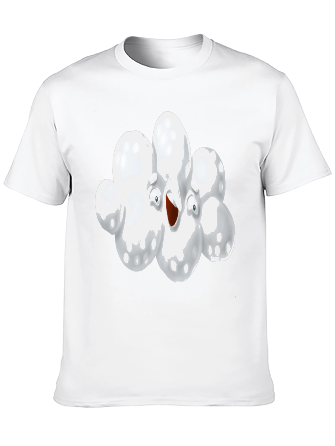 Cartoon Cloud Graphic T-Shirt