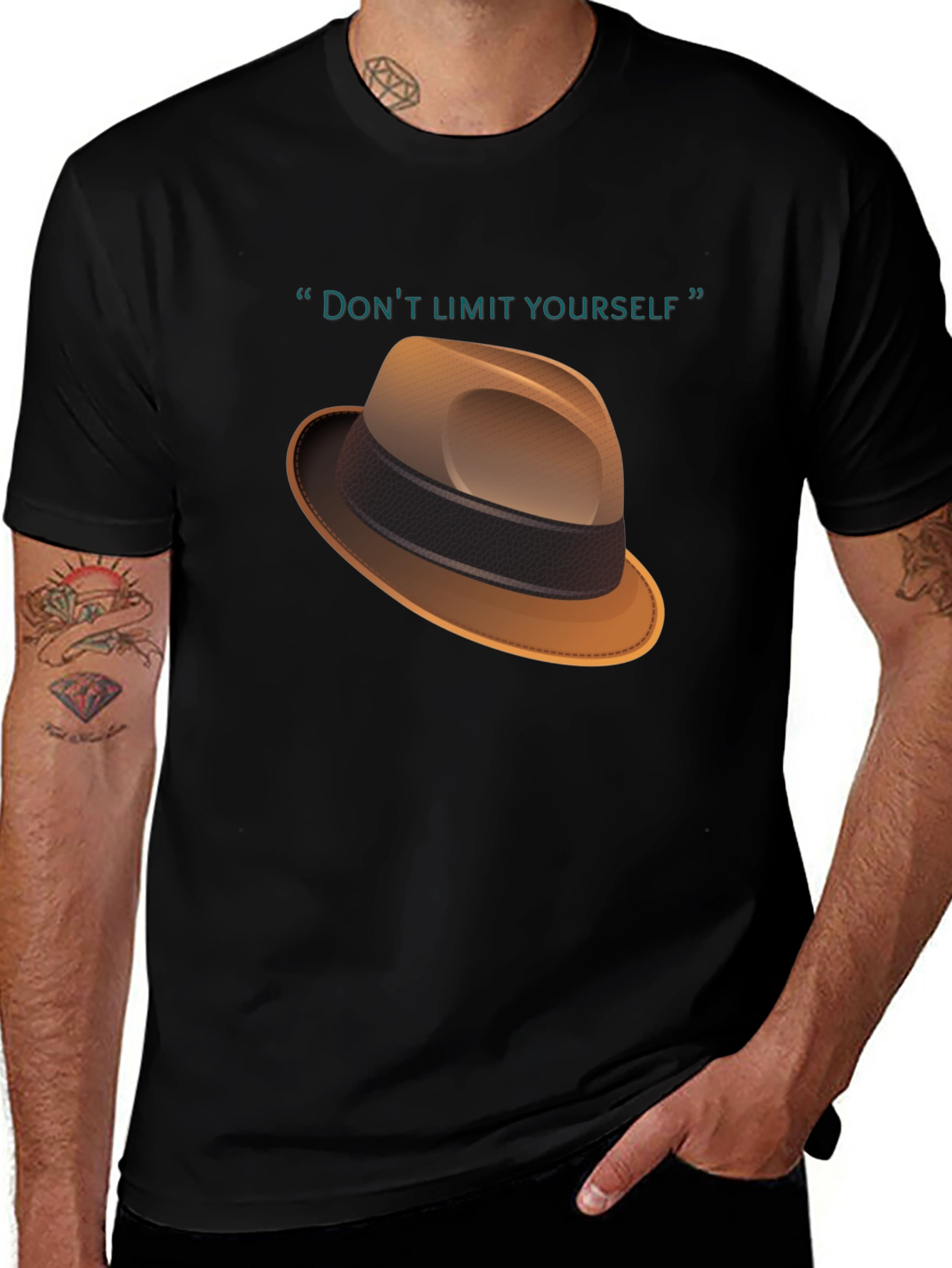 Dont Limit Yourself T-Shirt - Fedora Design