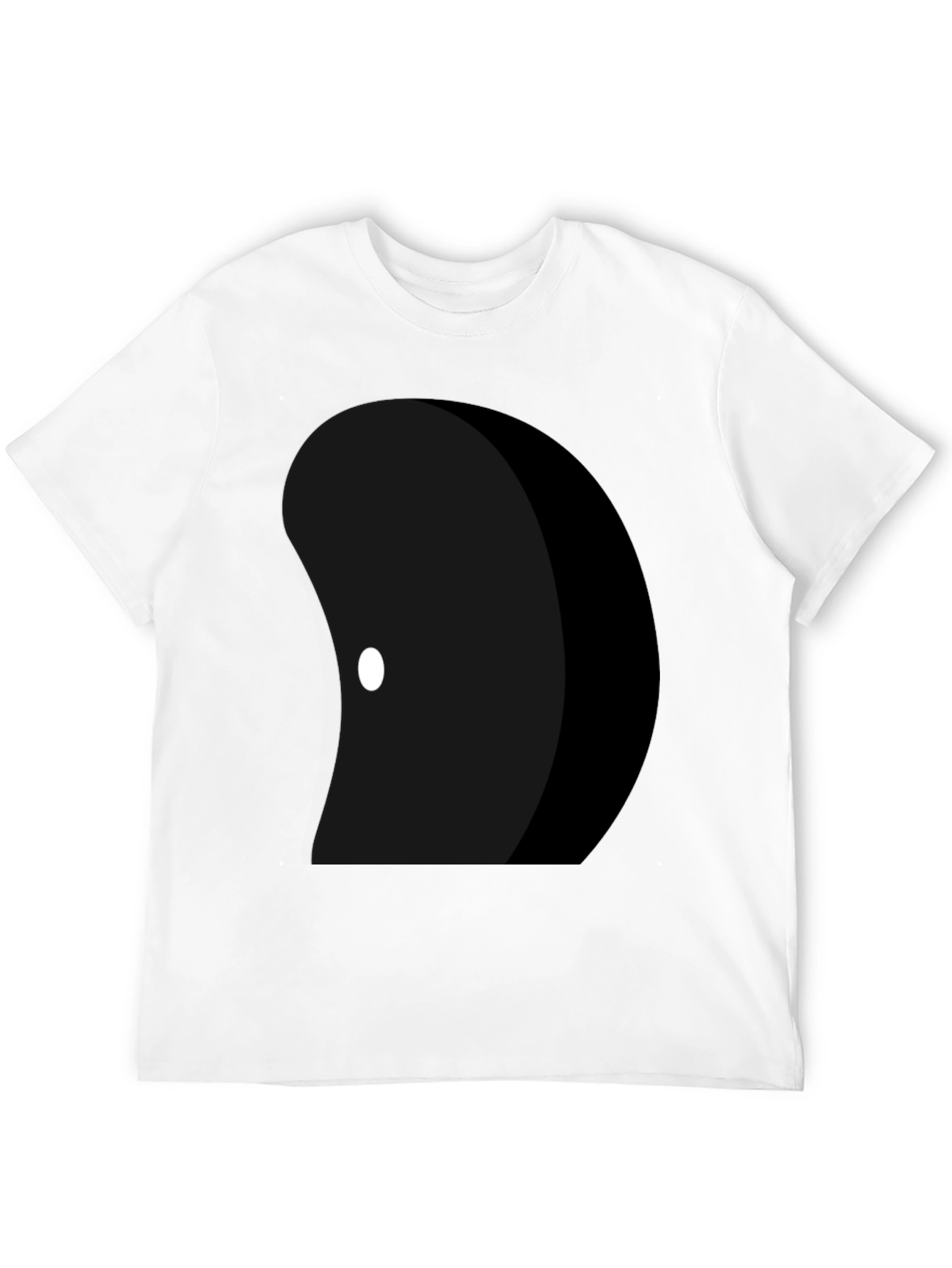 Abstract Graphic Black T-Shirt for Men