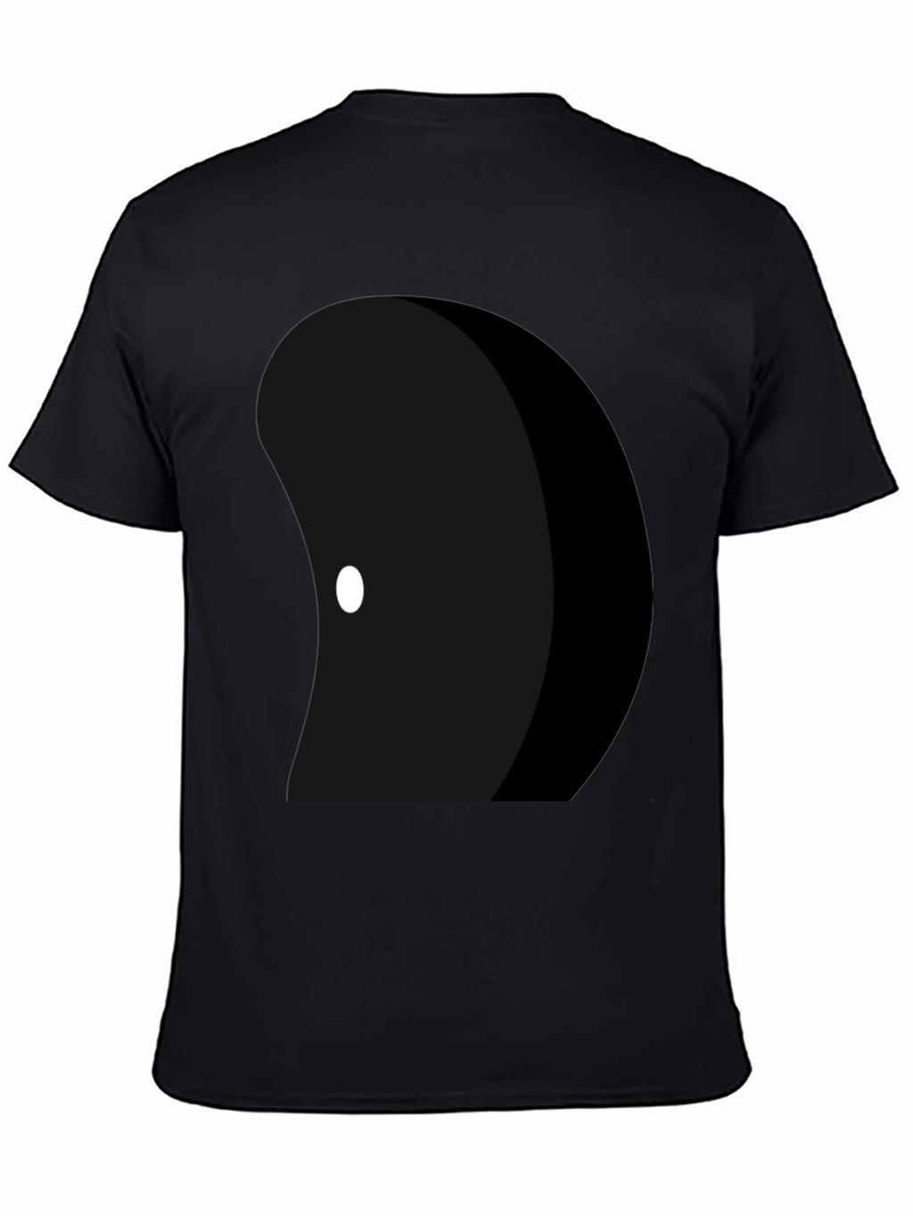 Abstract Graphic Black T-Shirt for Men