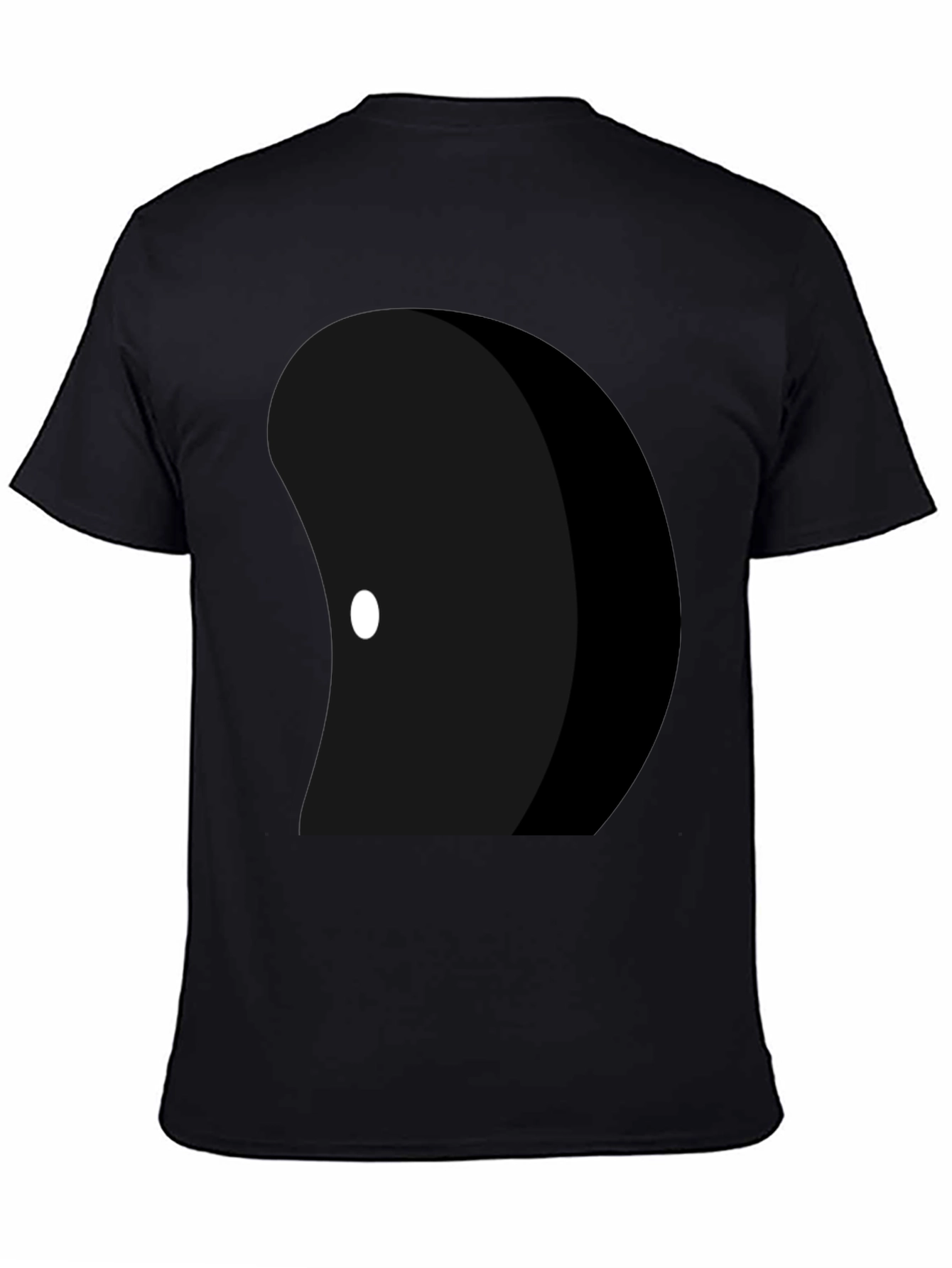 Abstract Graphic Black T-Shirt for Men