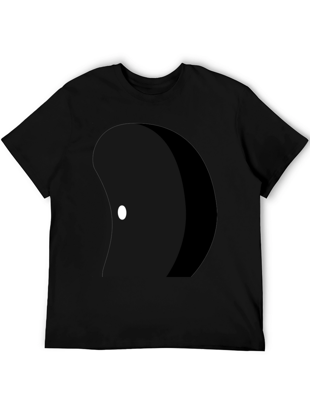 Abstract Graphic Black T-Shirt for Men
