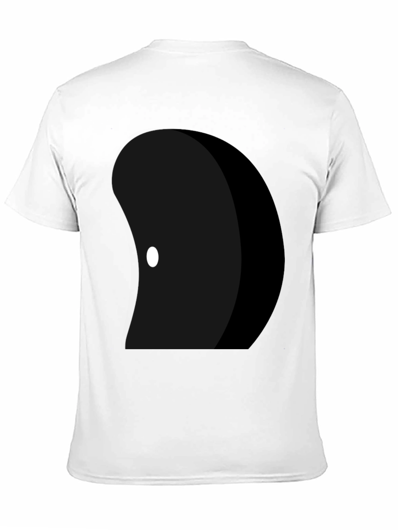 Abstract Graphic Black T-Shirt for Men