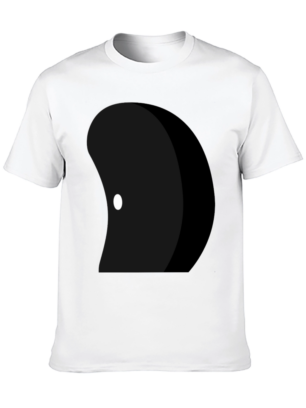 Abstract Graphic Black T-Shirt for Men