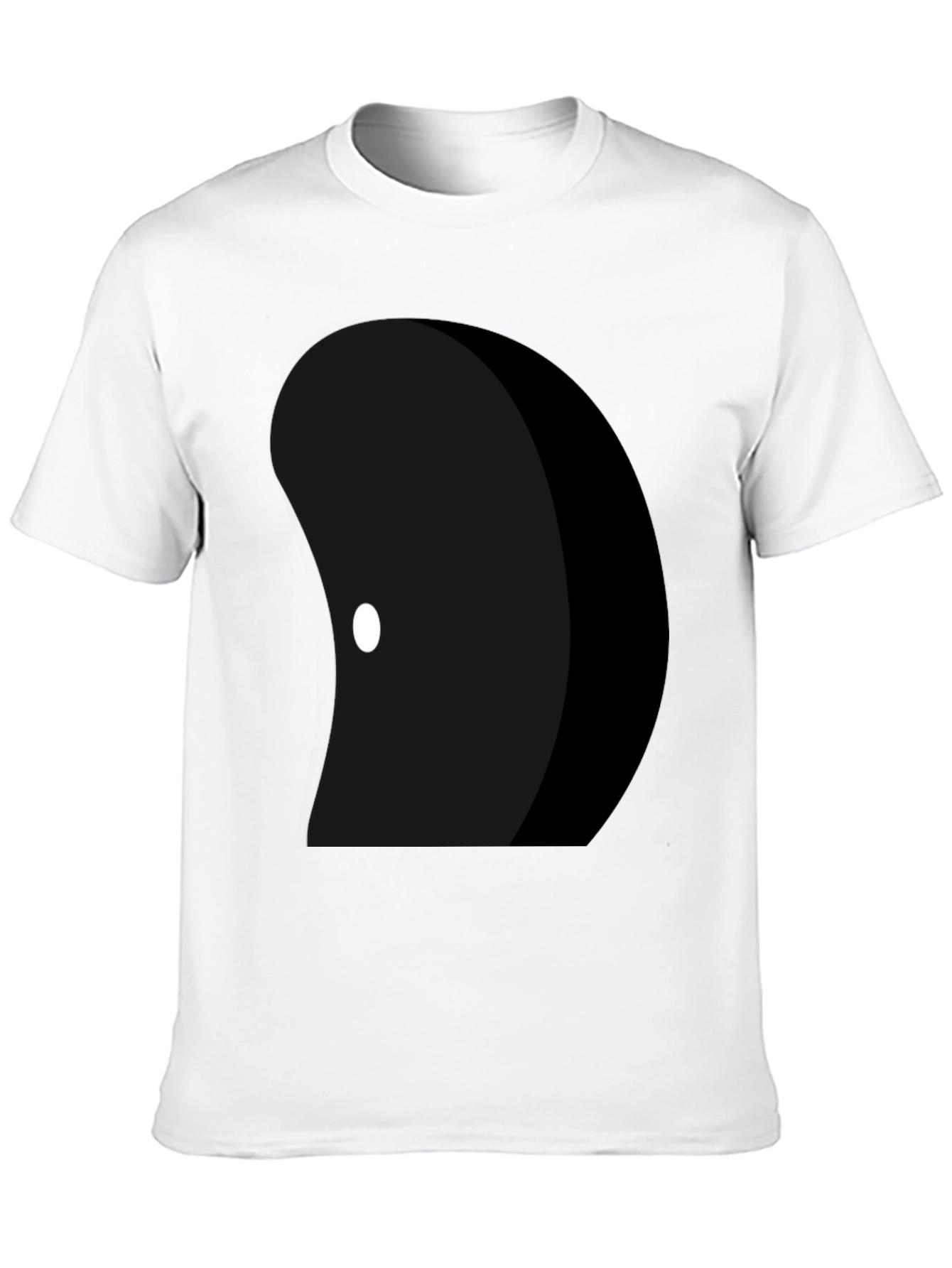 Abstract Graphic Black T-Shirt for Men