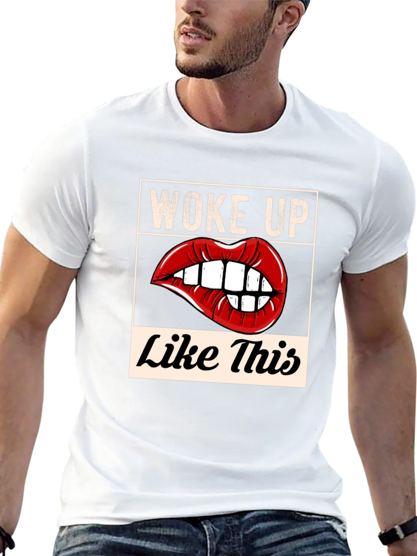 Woke Up Like This Graphic Tee - Black Unisex T-Shirt