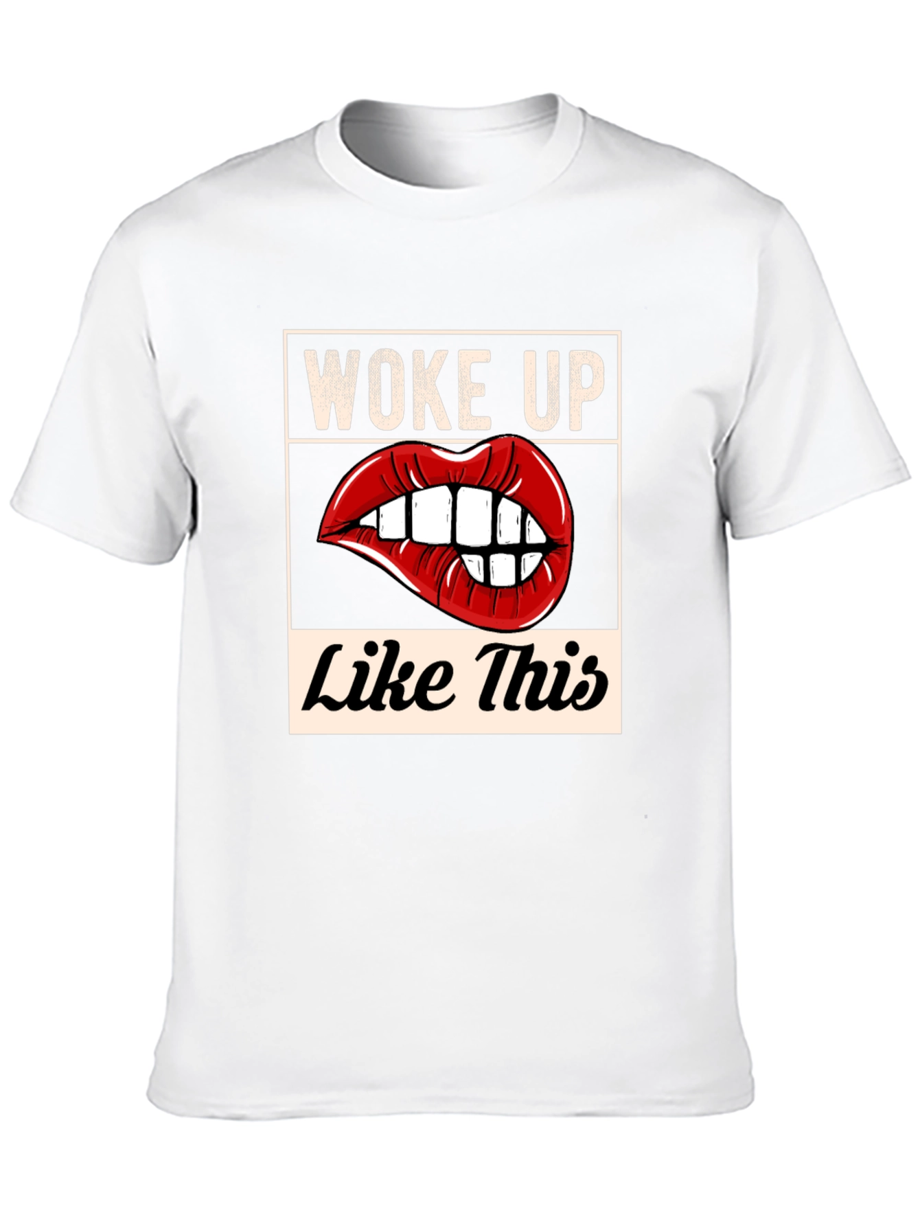 Woke Up Like This Graphic Tee - Black Unisex T-Shirt