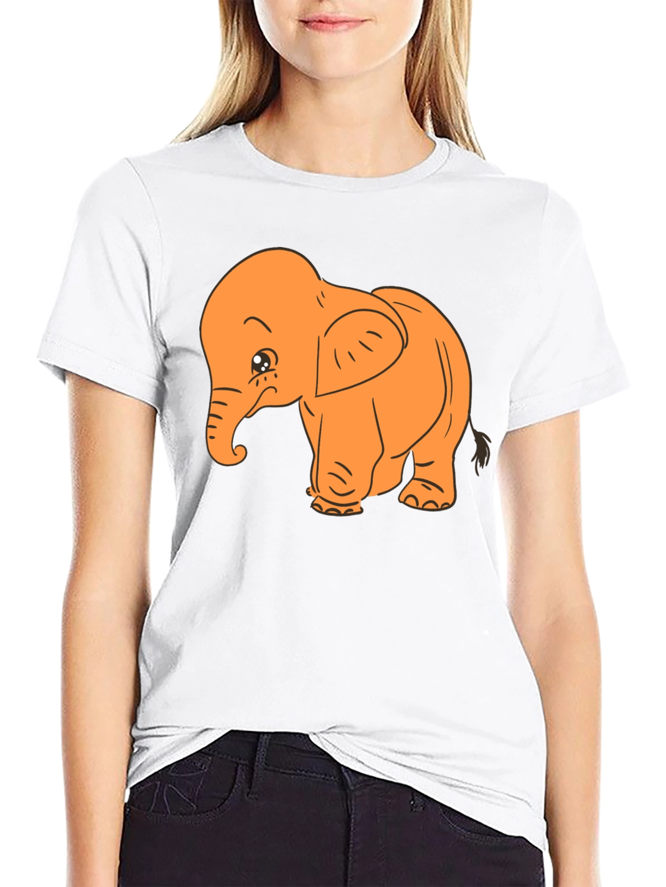 Cute Elephant Graphic Tee
