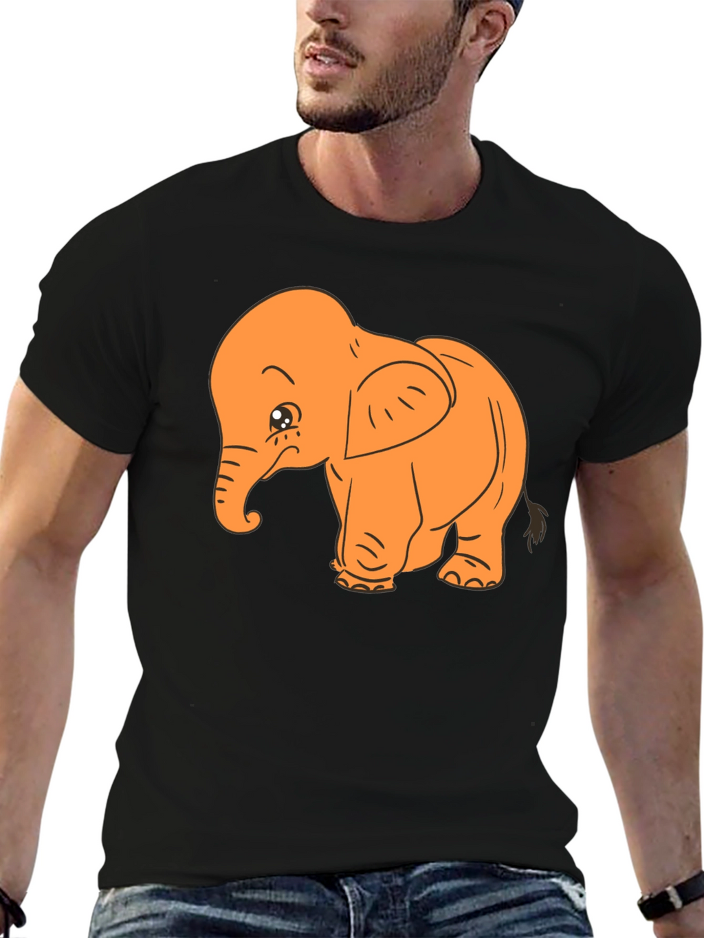 Cute Elephant Graphic Tee