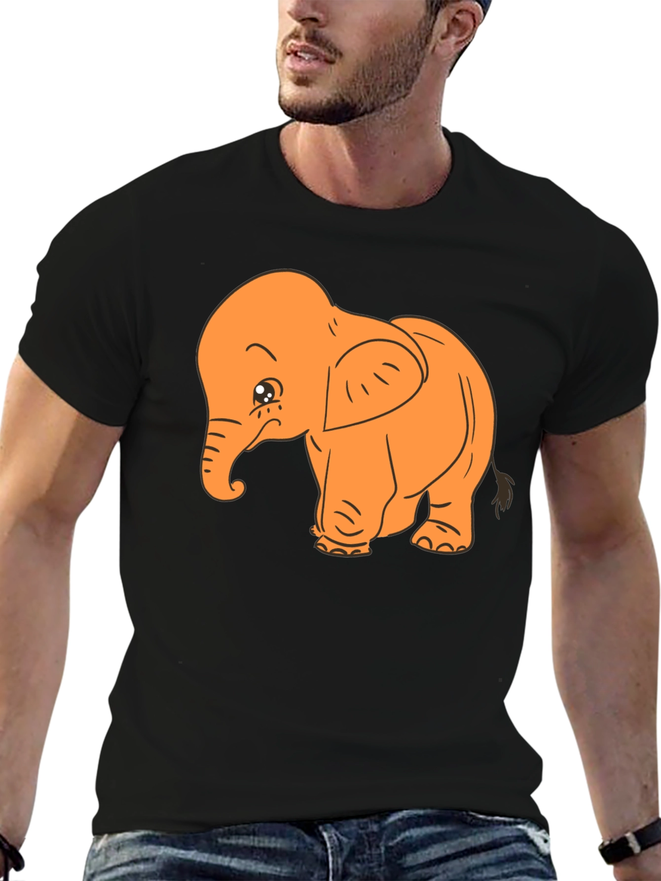 Cute Elephant Graphic Tee