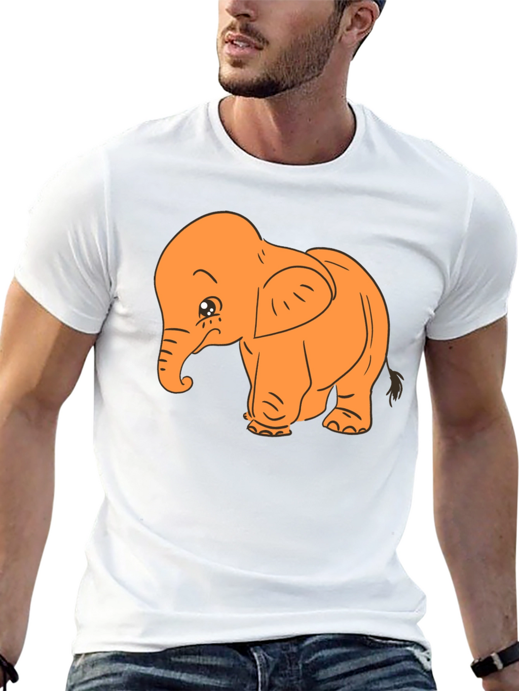 Cute Elephant Graphic Tee