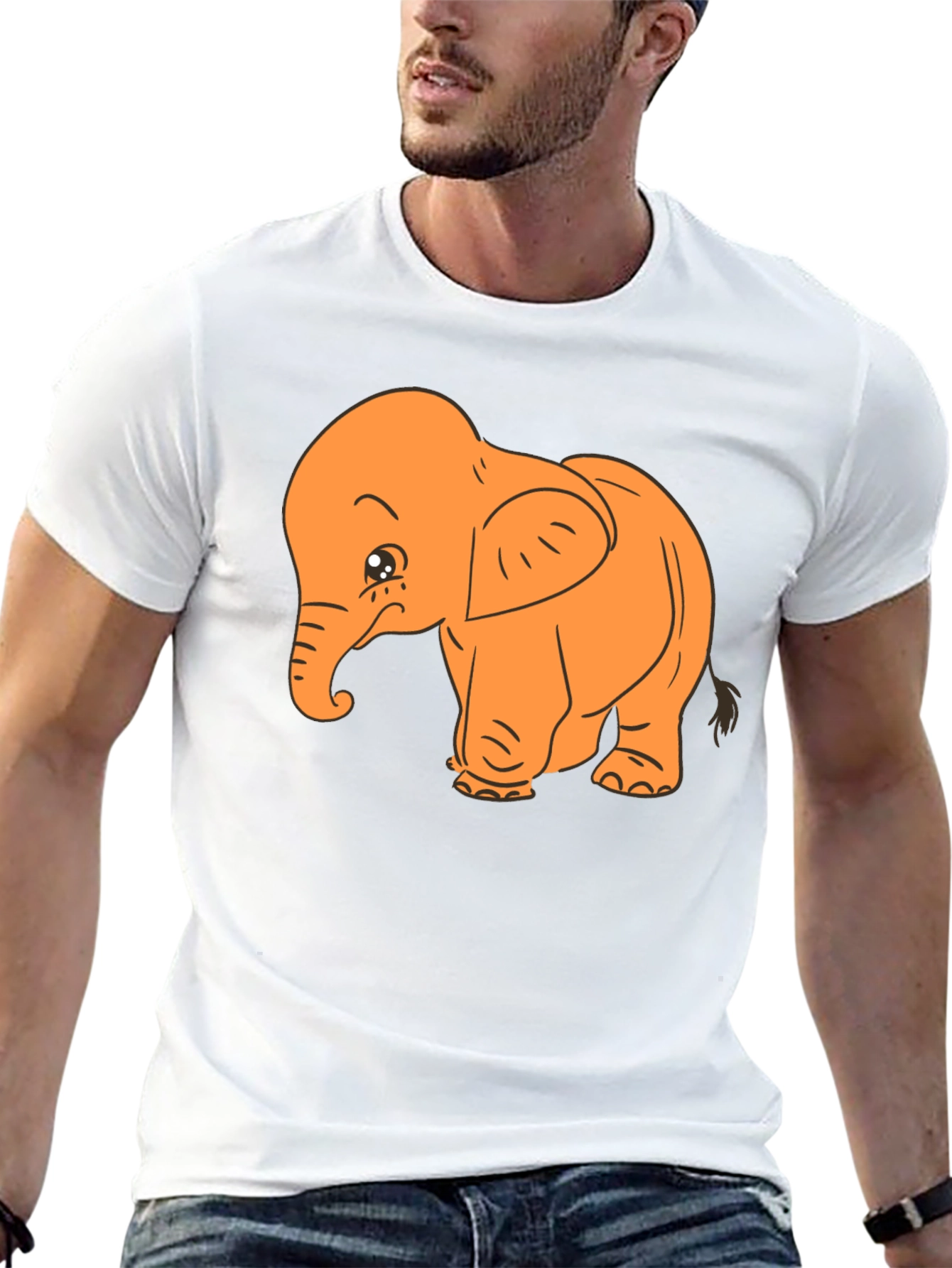 Cute Elephant Graphic Tee
