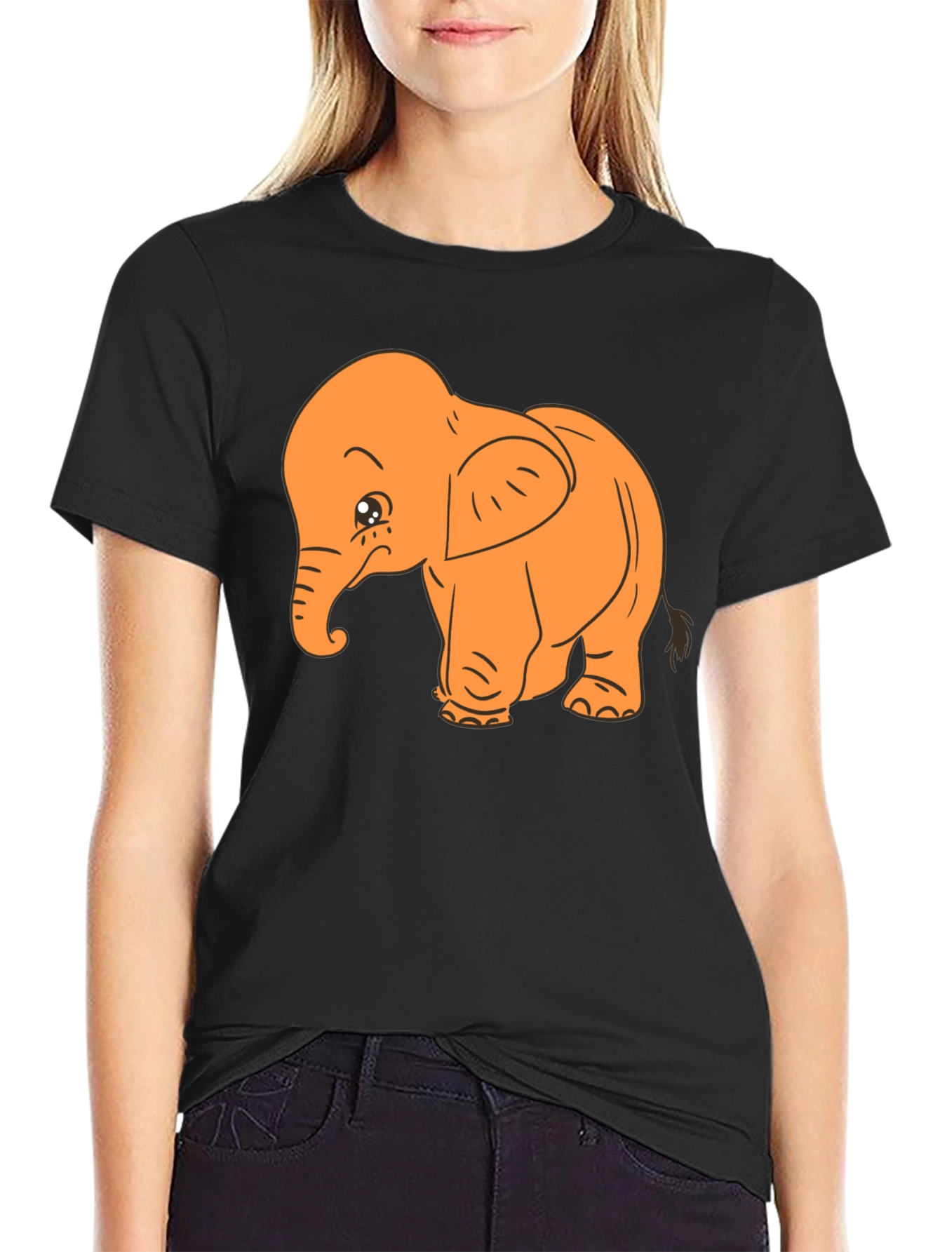 Cute Elephant Graphic Tee
