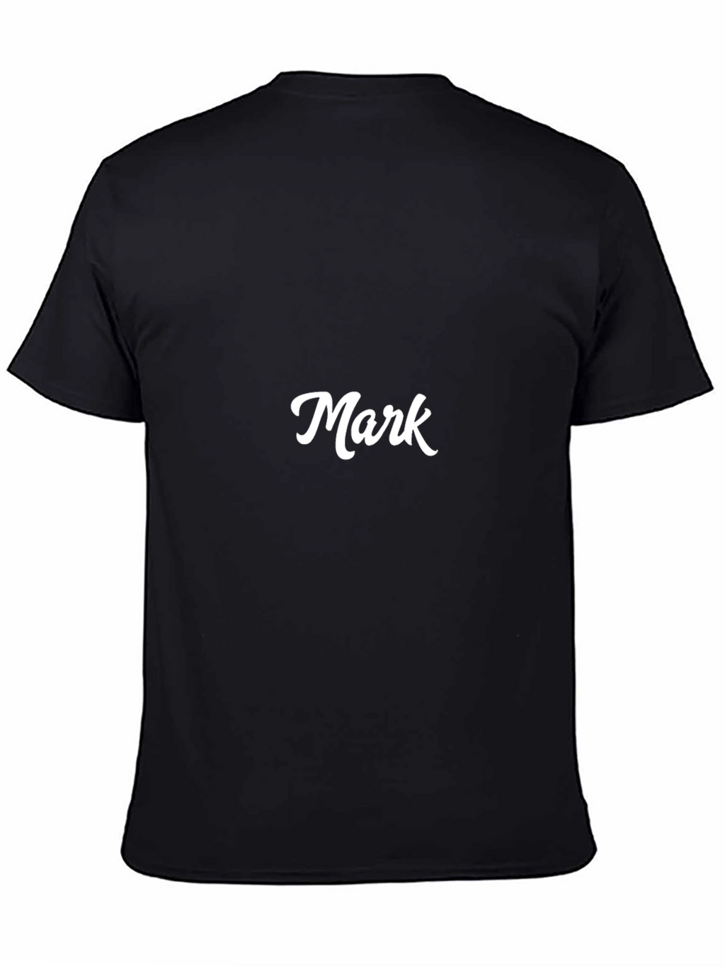 Personalized Black T-Shirt - Custom Name Design