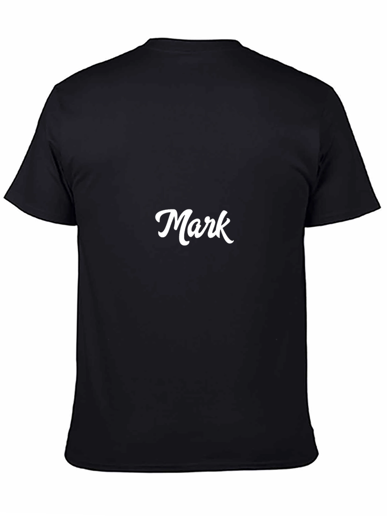 Personalized Black T-Shirt - Custom Name Design