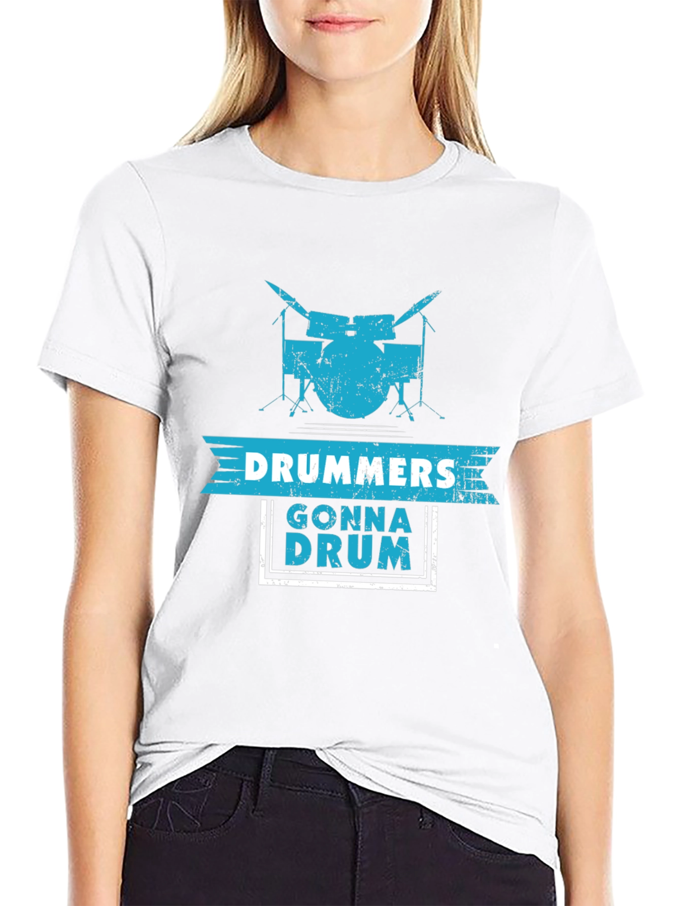 Drummers Gonna Drum Graphic Tee