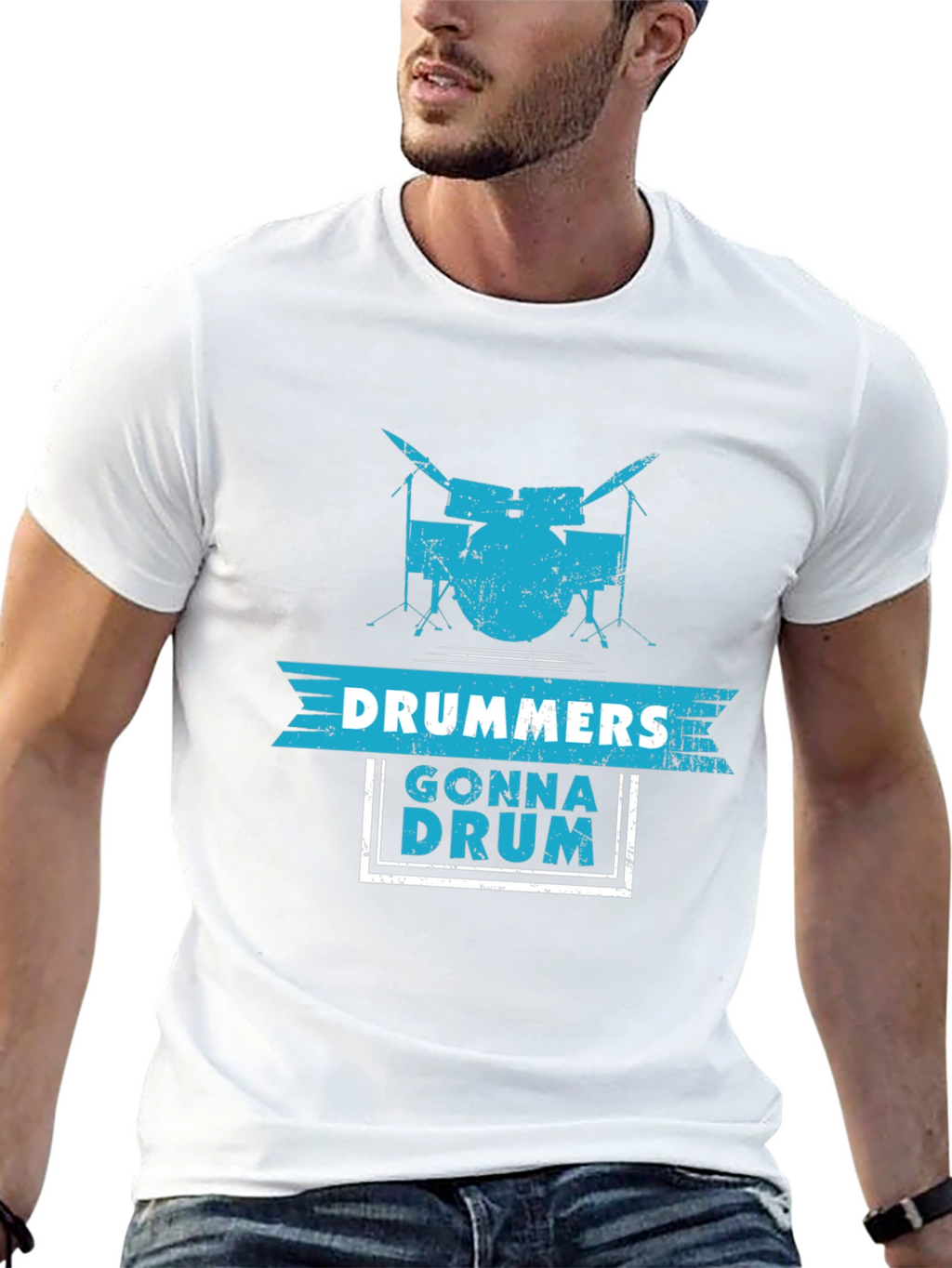 Drummers Gonna Drum Graphic Tee