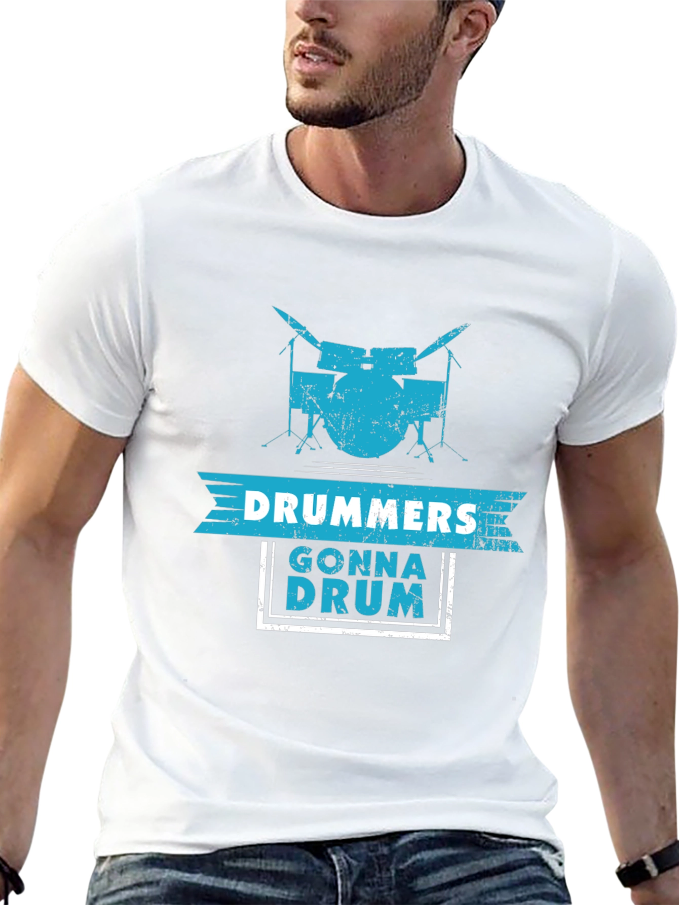 Drummers Gonna Drum Graphic Tee