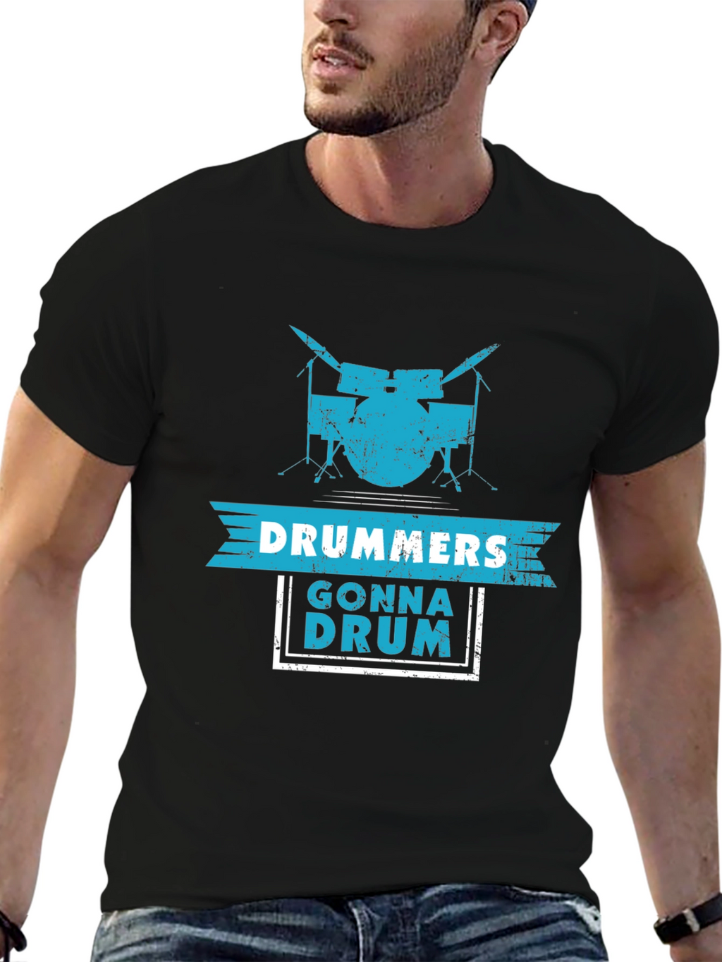 Drummers Gonna Drum Graphic Tee