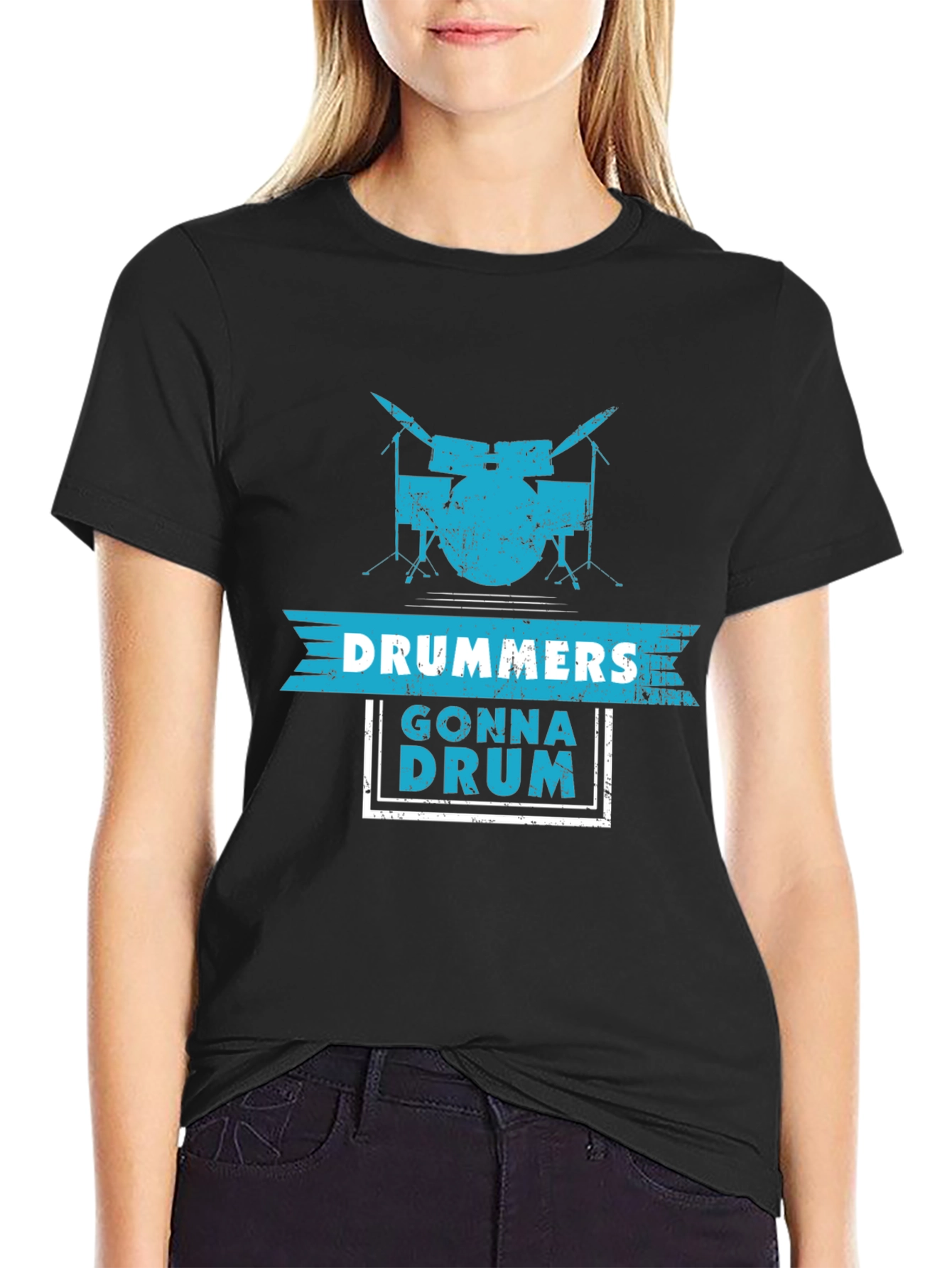 Drummers Gonna Drum Graphic Tee