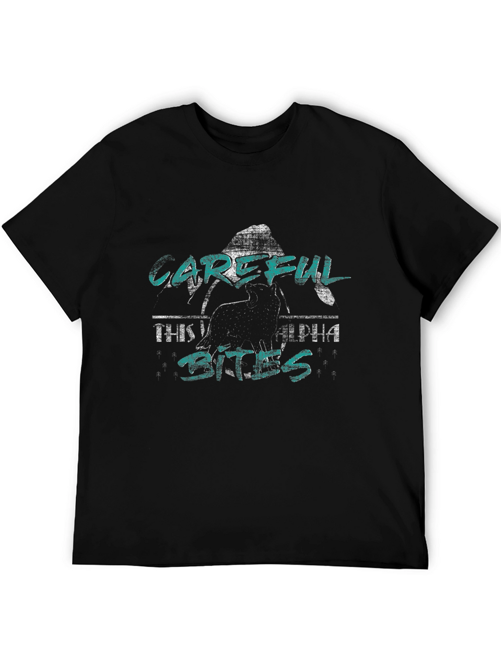 Careful Alpha Bites Graphic Print T-Shirt