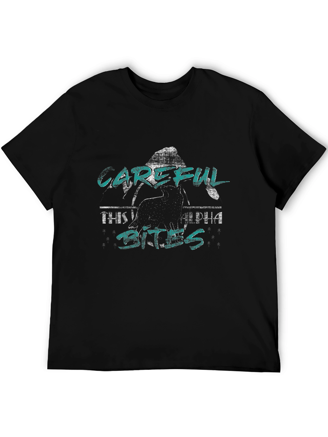 Careful Alpha Bites Graphic Print T-Shirt