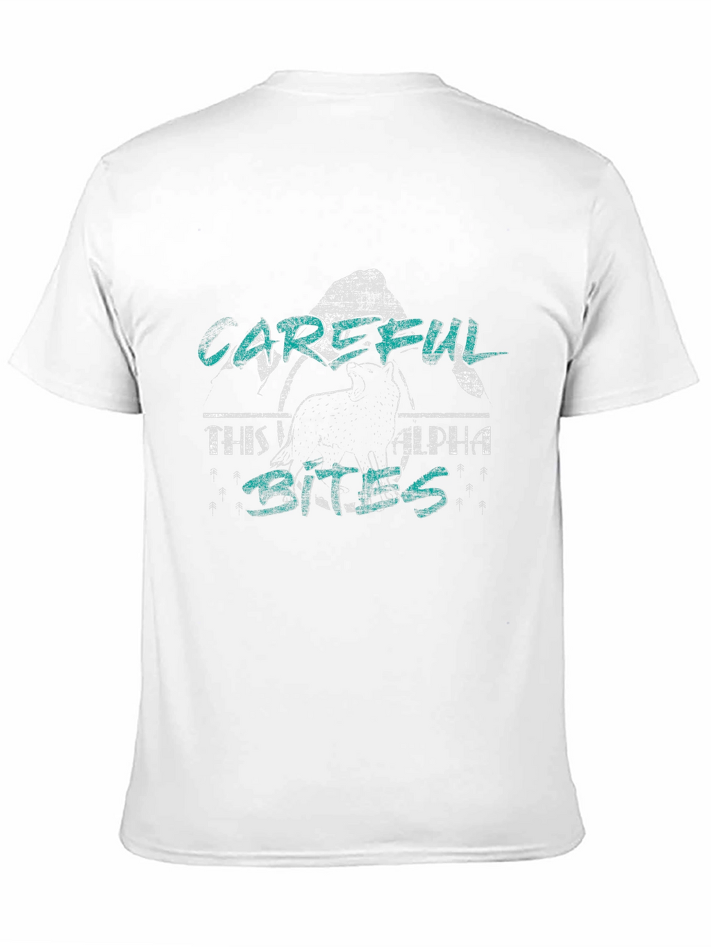 Careful Alpha Bites Graphic Print T-Shirt