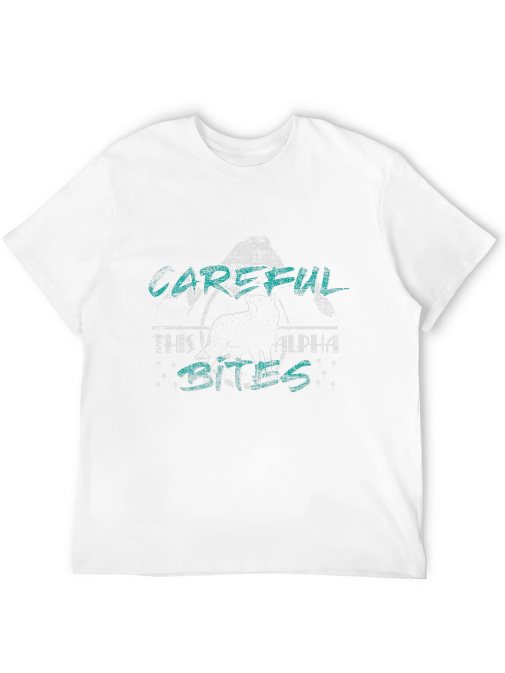 Careful Alpha Bites Graphic Print T-Shirt