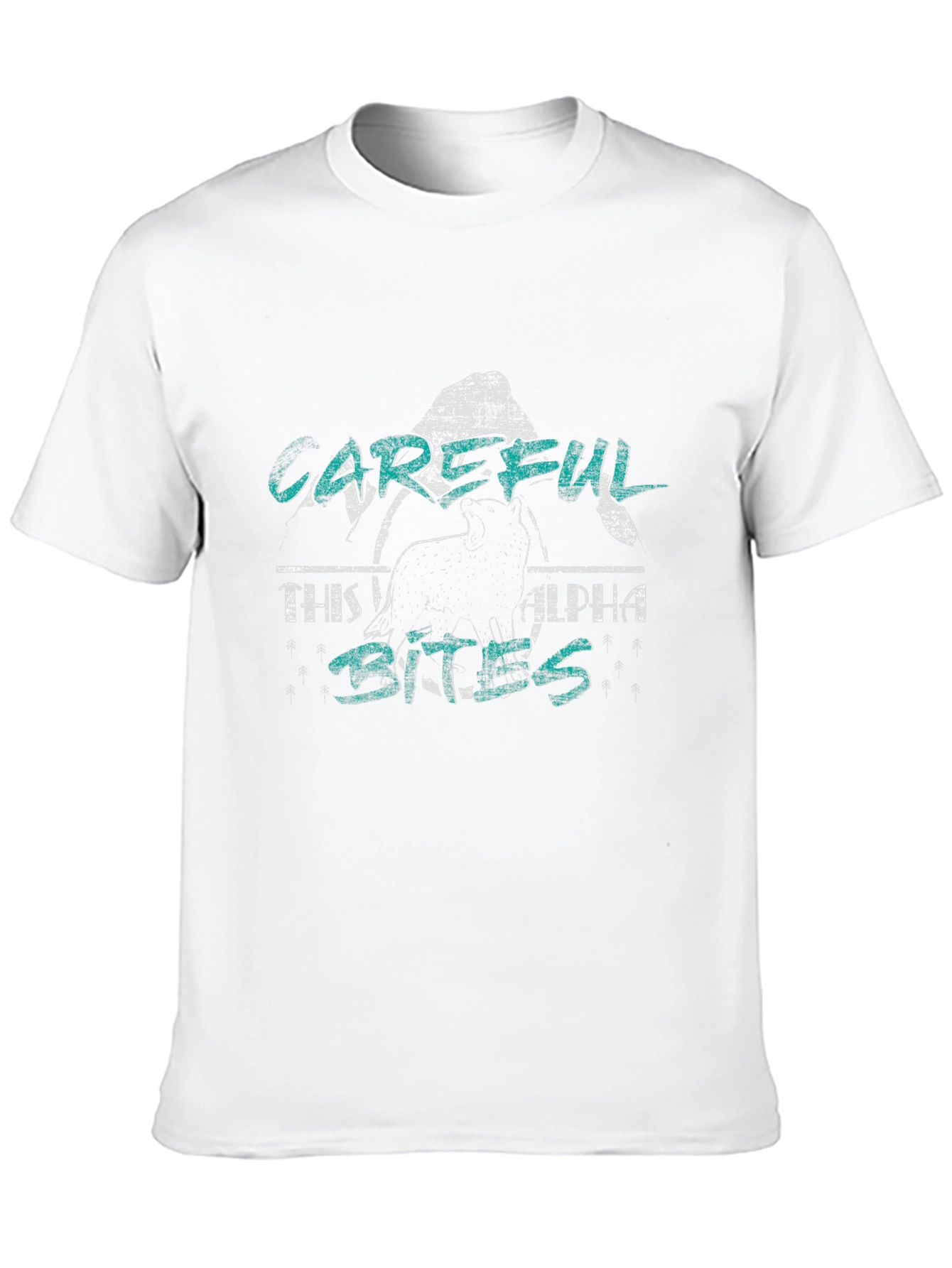 Careful Alpha Bites Graphic Print T-Shirt