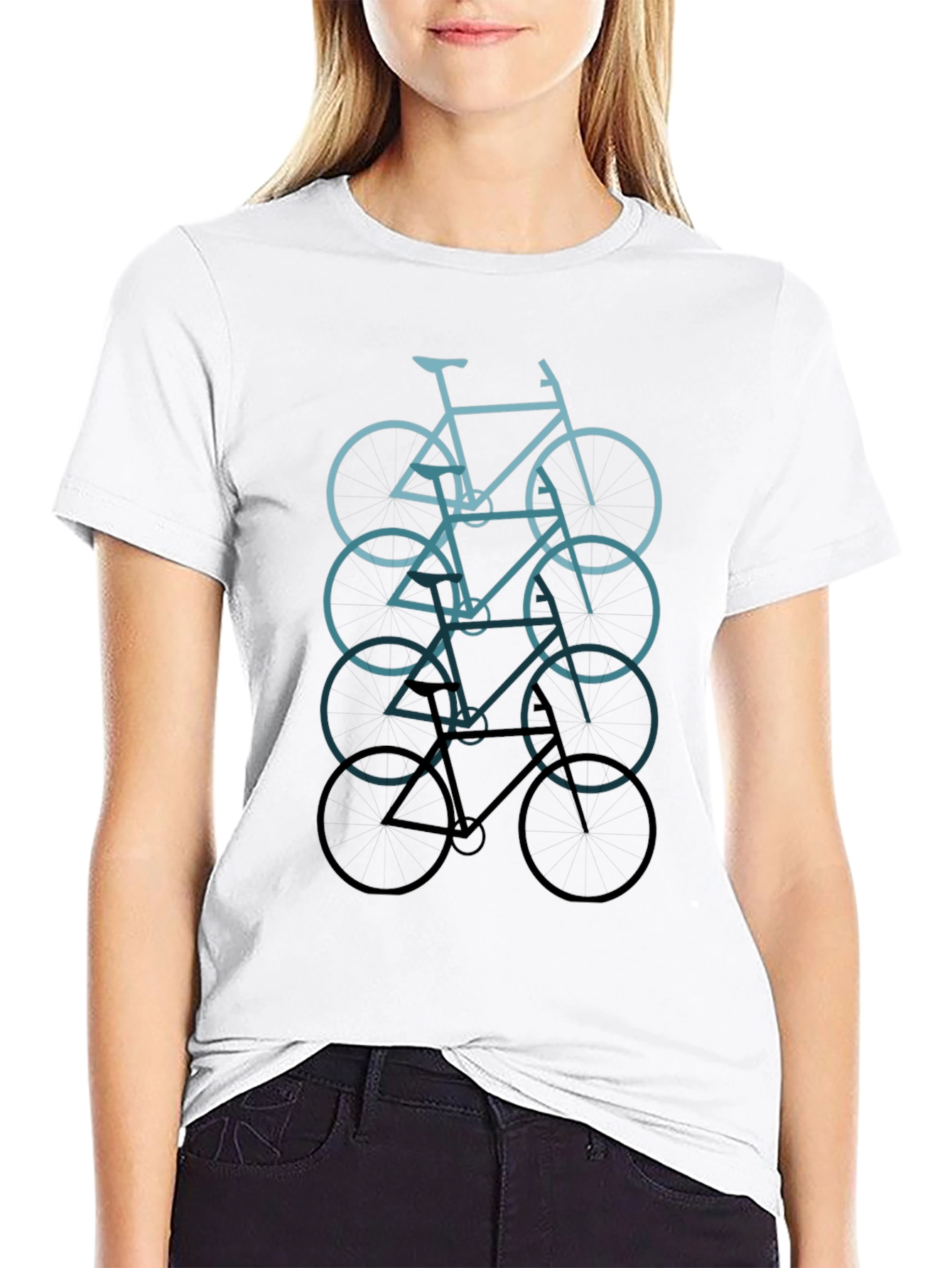 Bicycle Graphic Tee - Cool Cycling T-Shirt