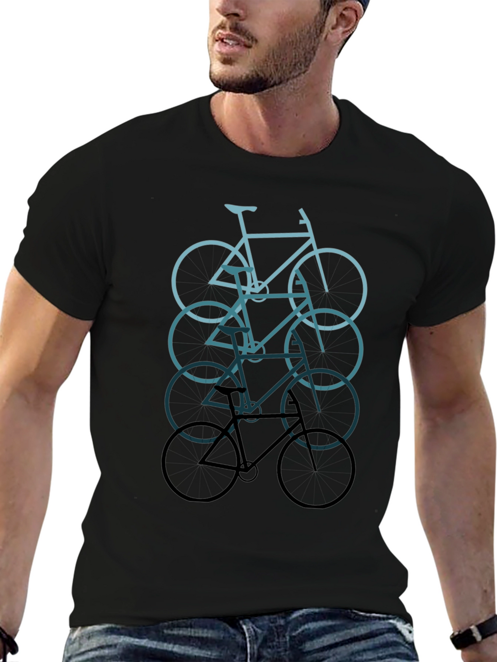Bicycle Graphic Tee - Cool Cycling T-Shirt