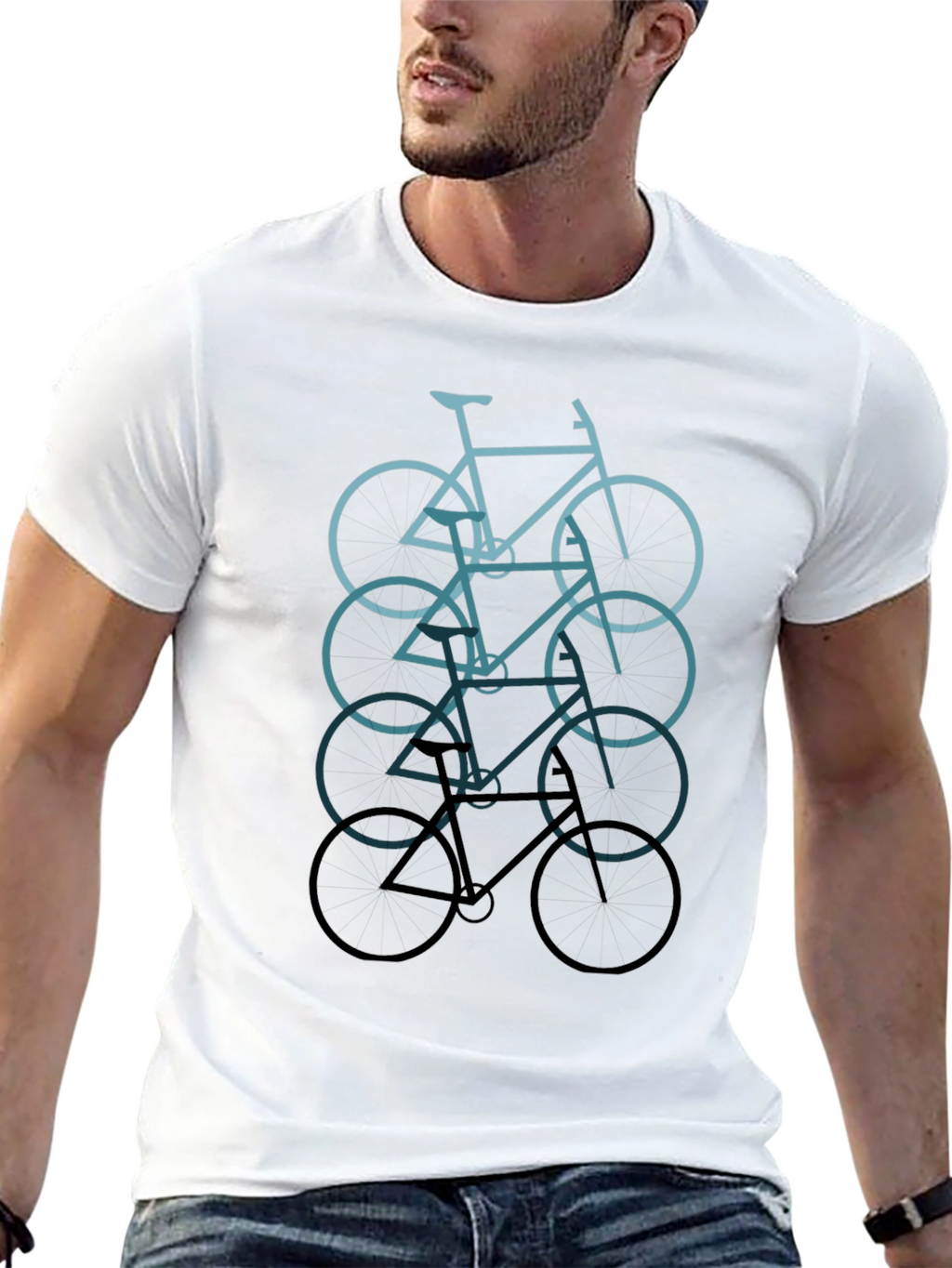 Bicycle Graphic Tee - Cool Cycling T-Shirt