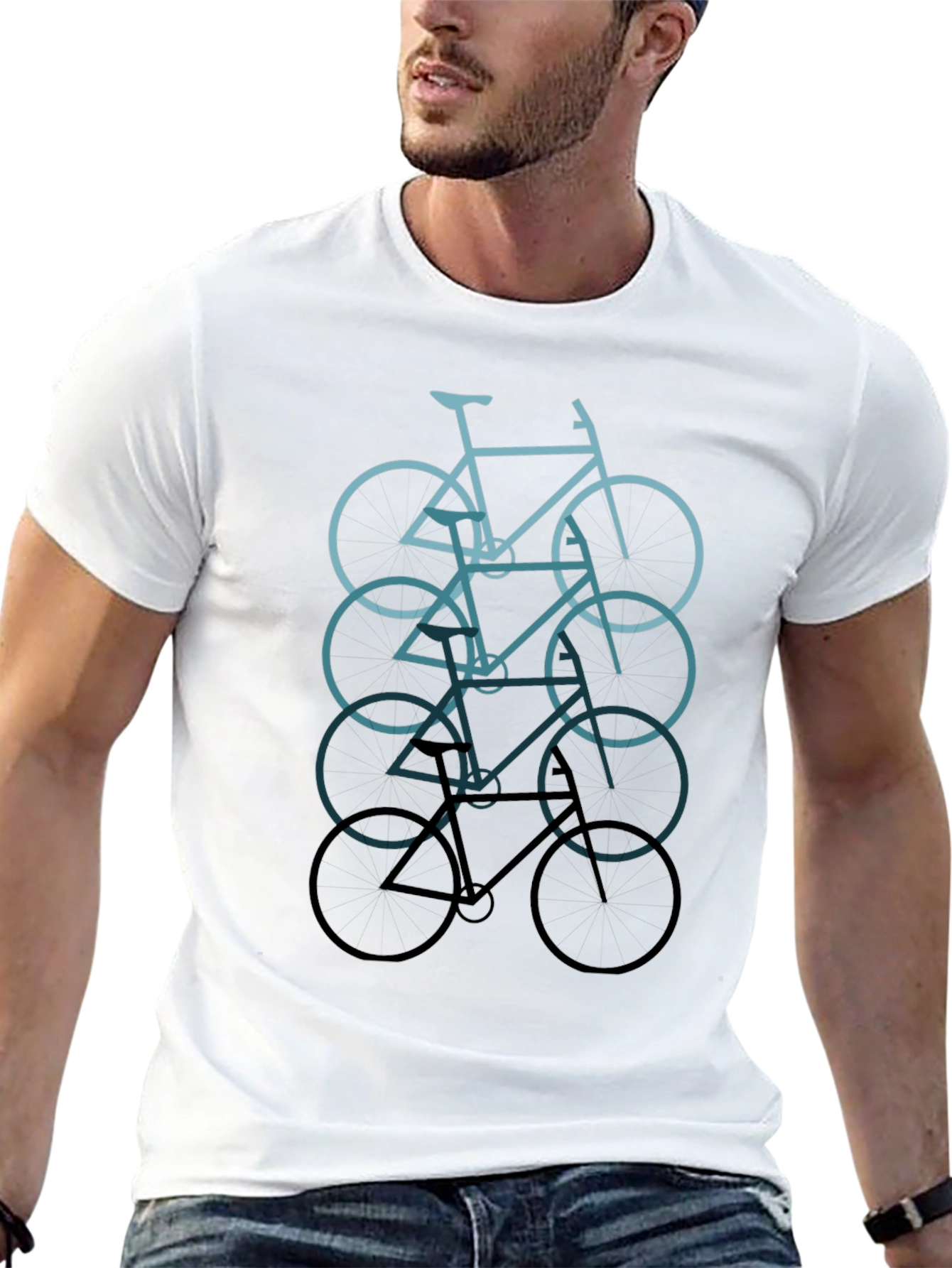 Bicycle Graphic Tee - Cool Cycling T-Shirt