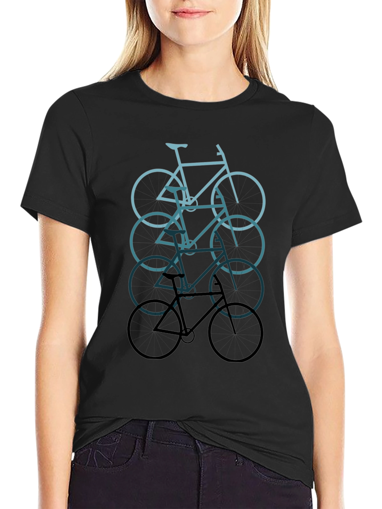 Bicycle Graphic Tee - Cool Cycling T-Shirt