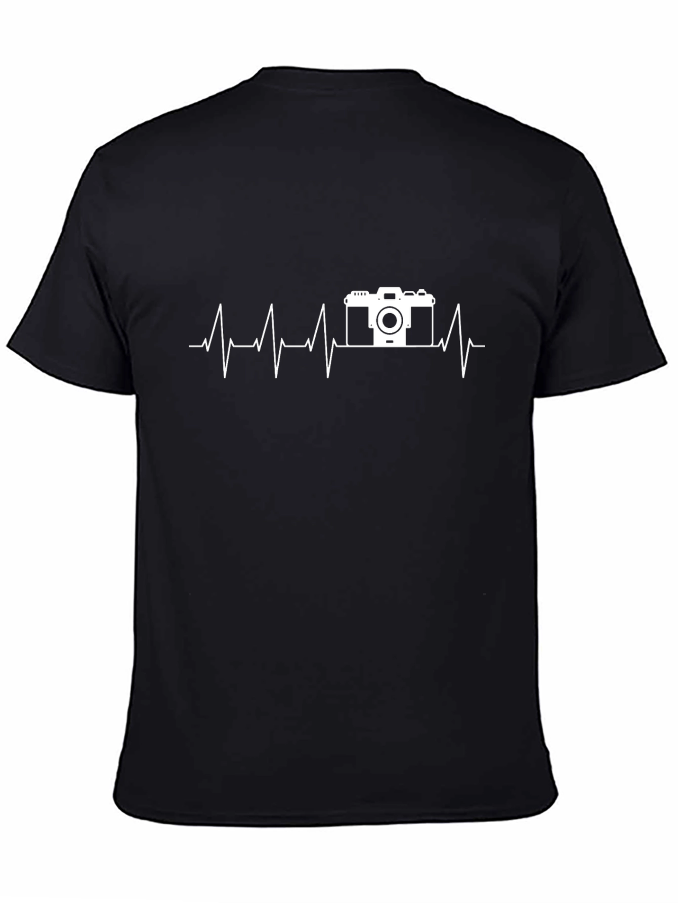 Camera Heartbeat T-Shirt - Photographer Life Line Tee