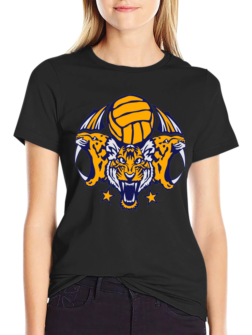 Tiger Volleyball Graphic Tee