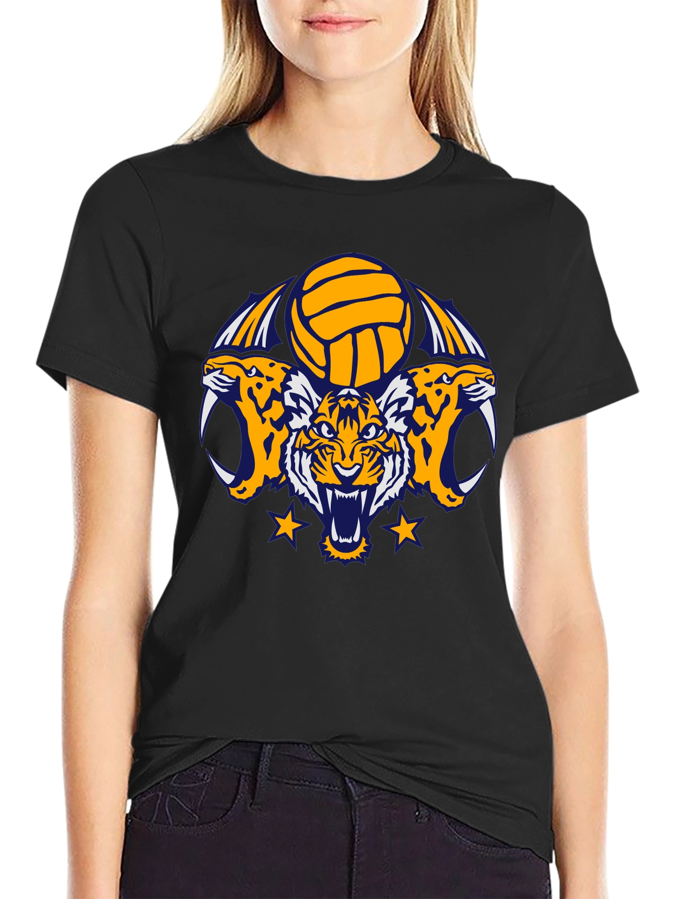Tiger Volleyball Graphic Tee