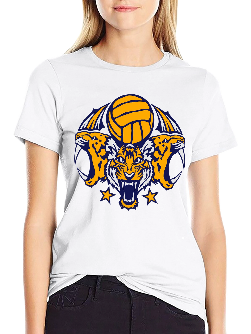 Tiger Volleyball Graphic Tee
