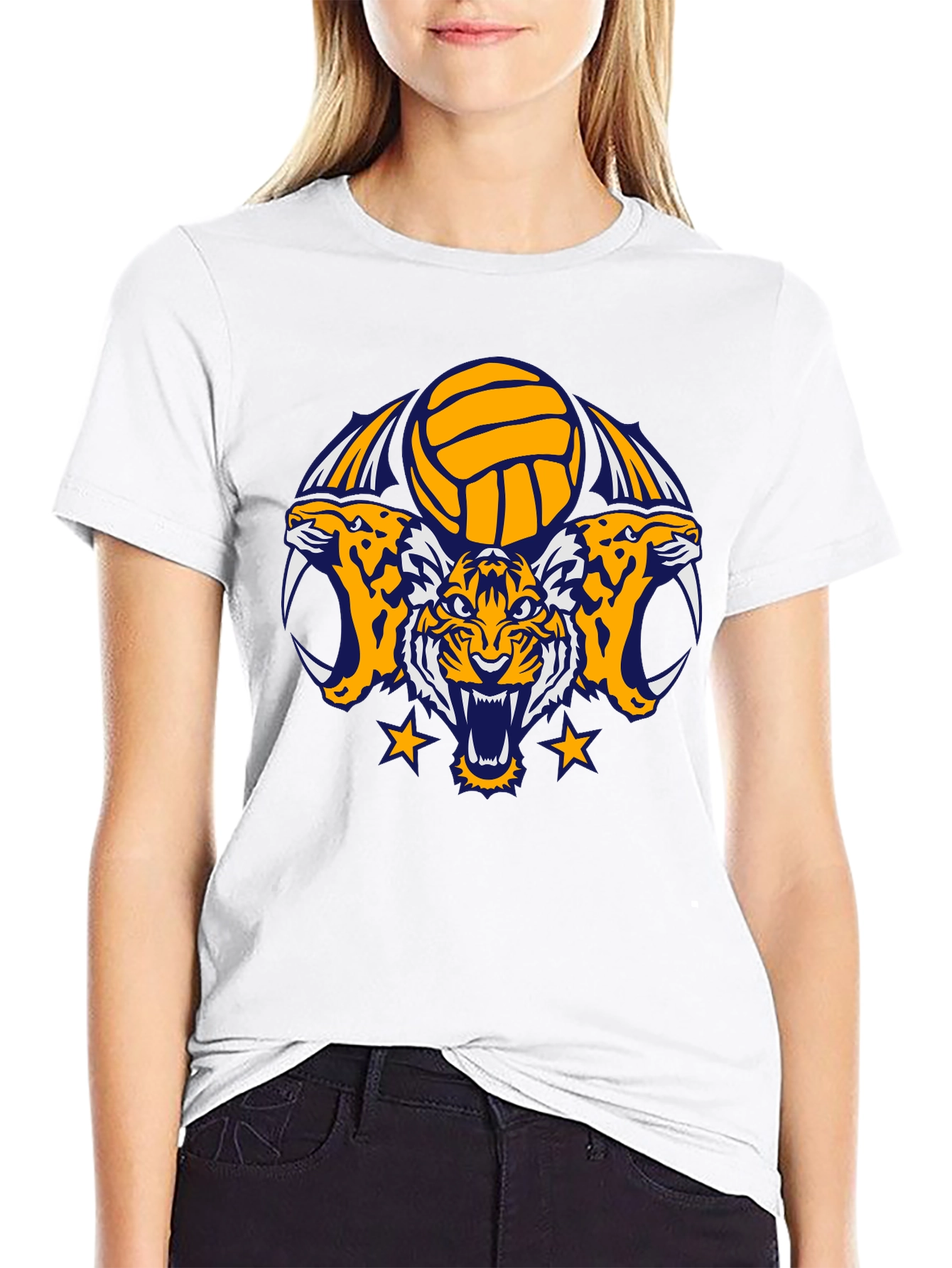 Tiger Volleyball Graphic Tee
