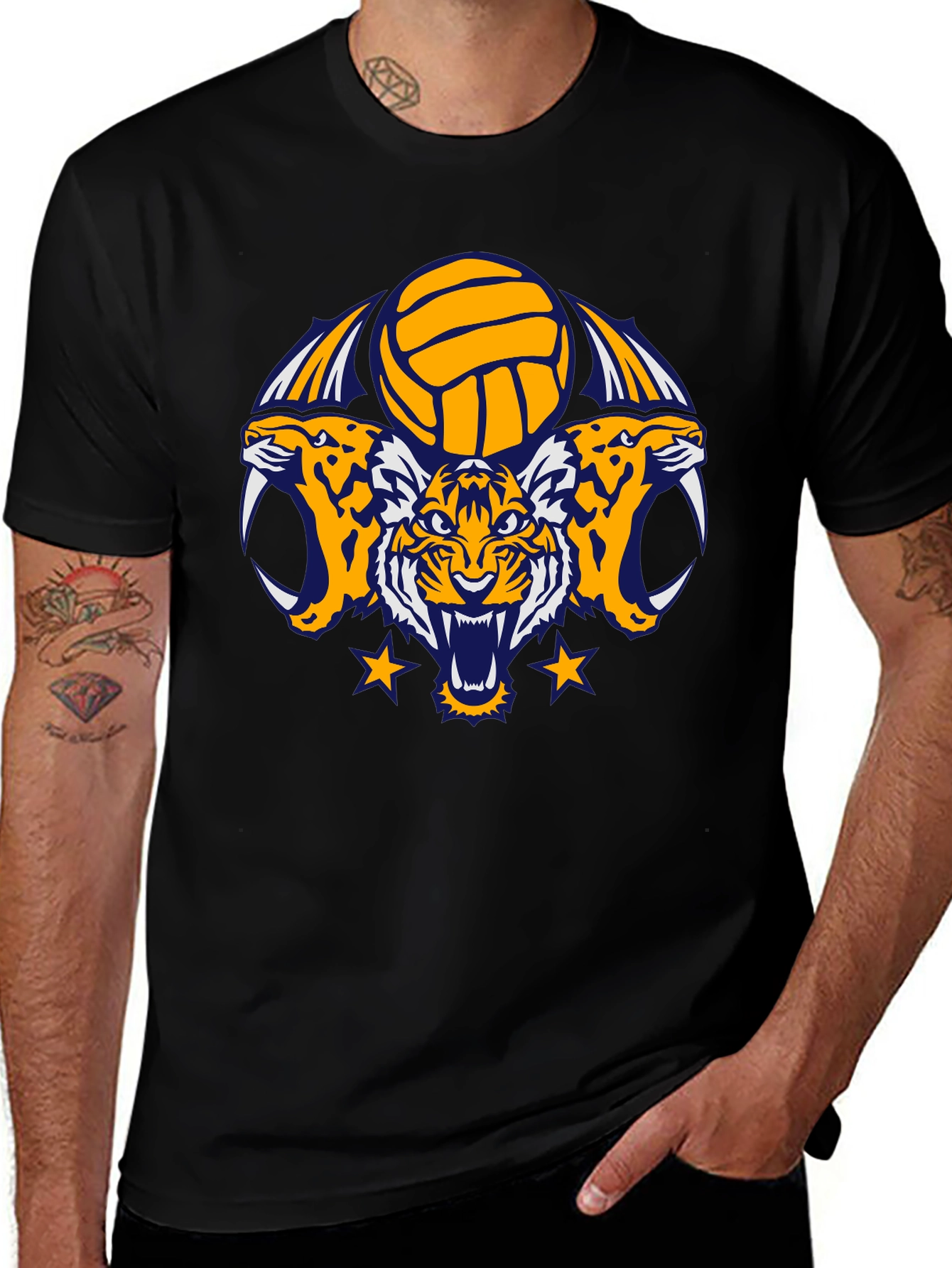 Tiger Volleyball Graphic Tee