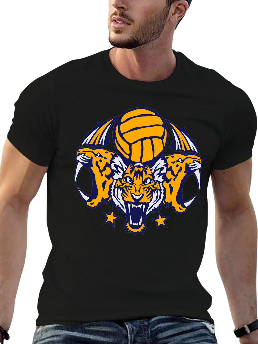 Tiger Volleyball Graphic Tee