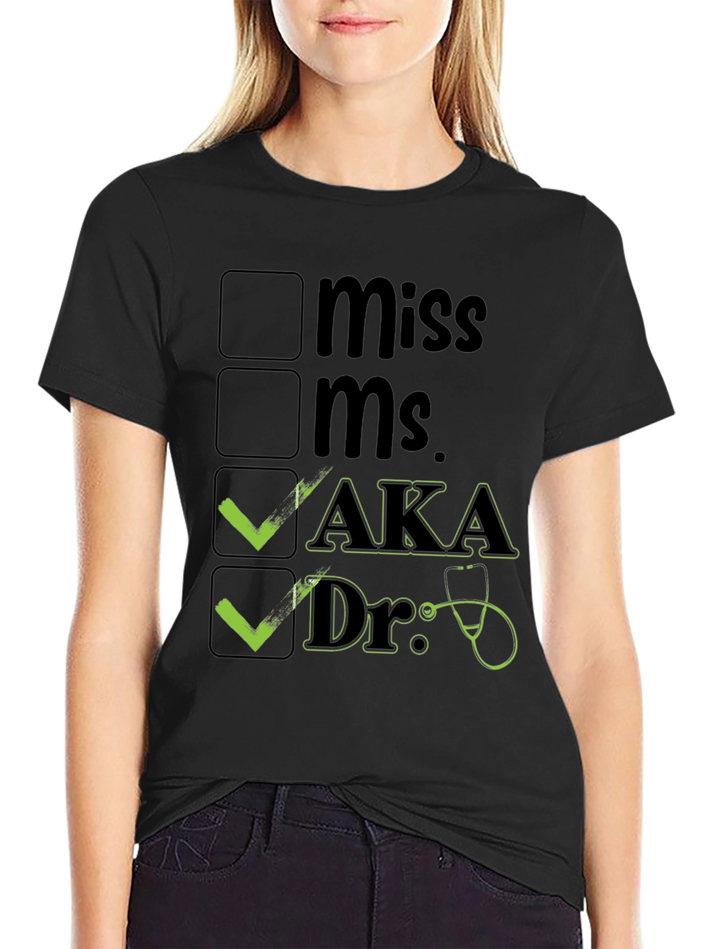 AKA Doctor T-Shirt Novelty Checkbox Tee