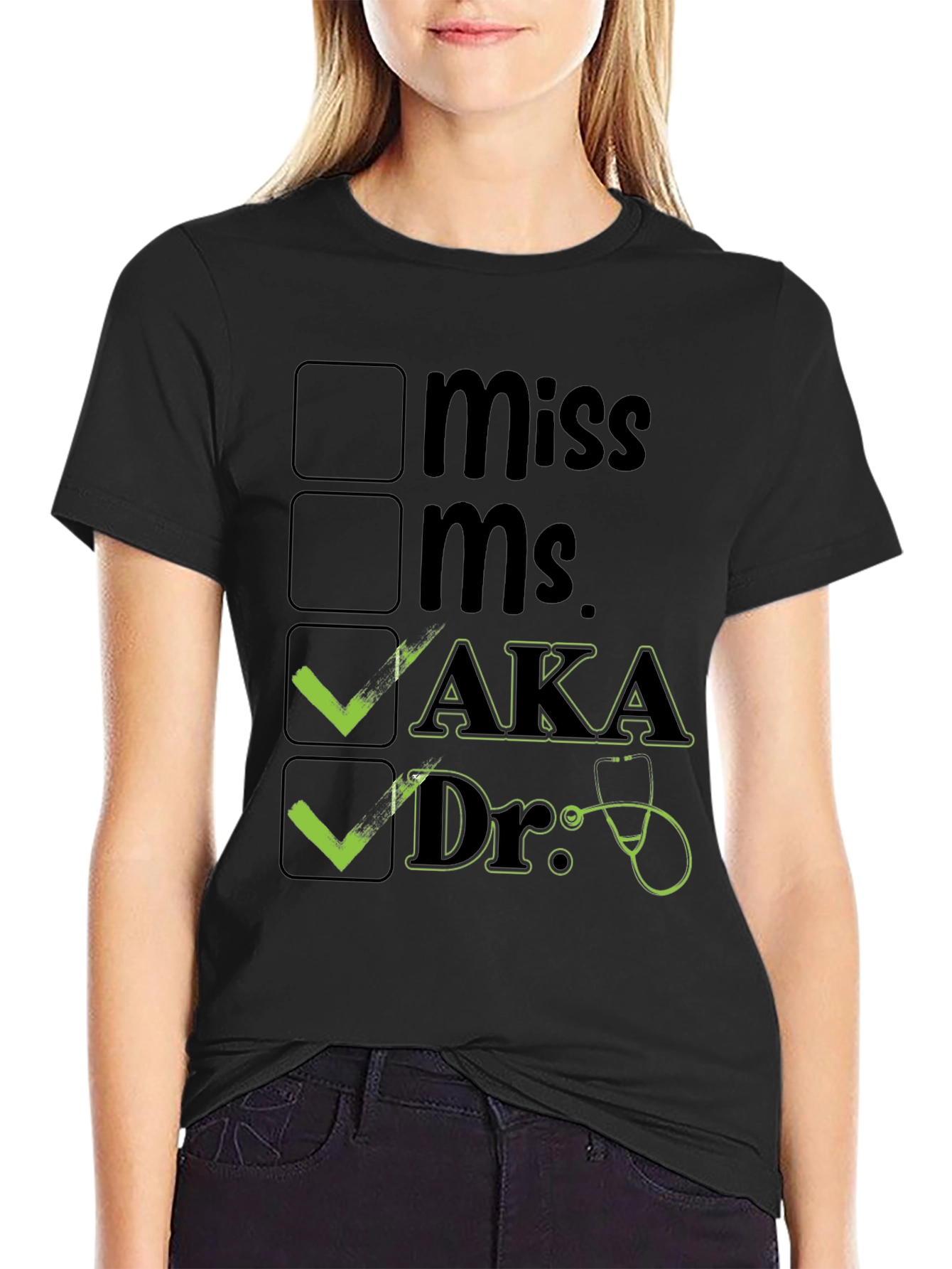 AKA Doctor T-Shirt Novelty Checkbox Tee