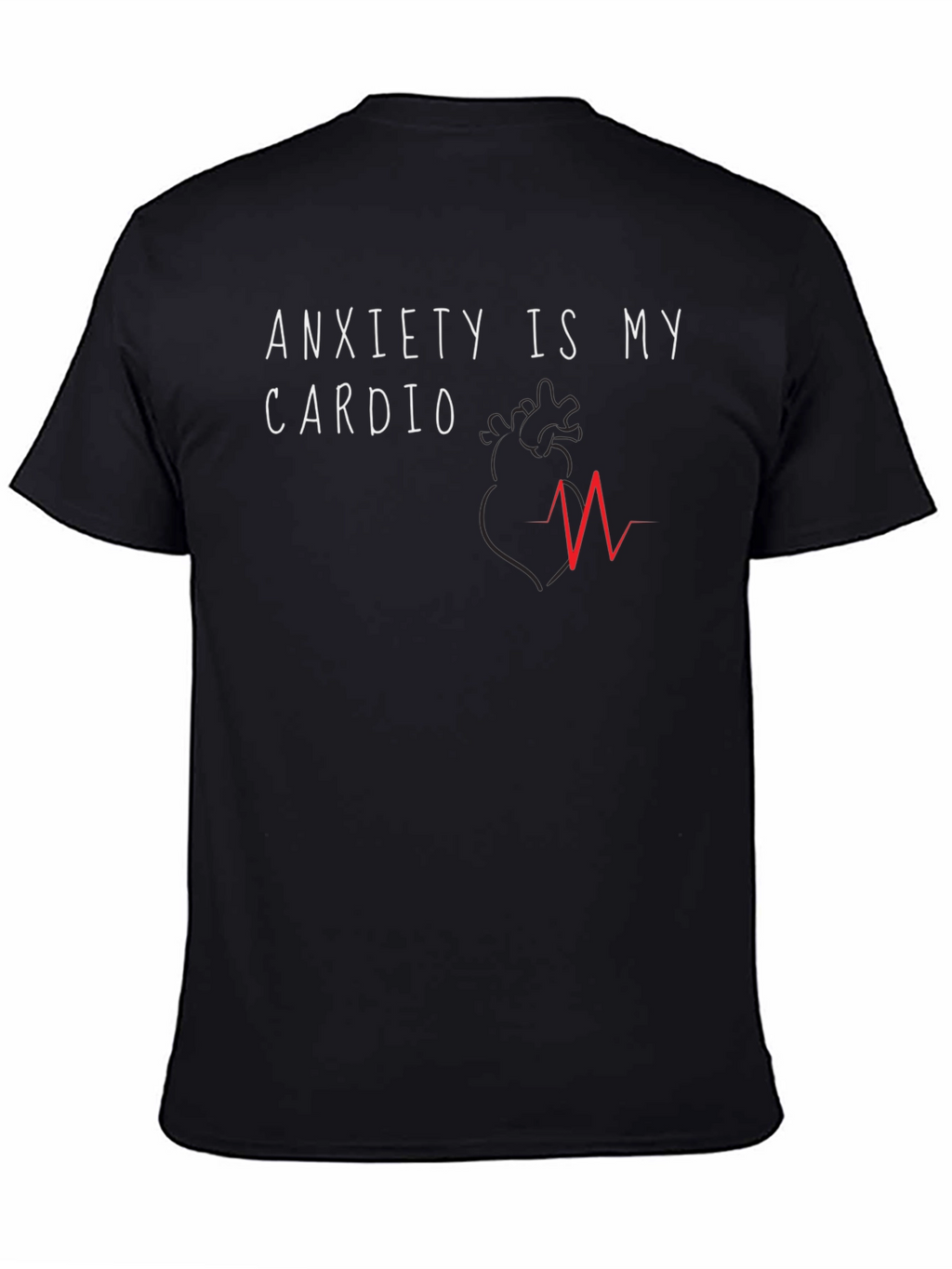 Anxiety Cardio Graphic T-Shirt - Unisex