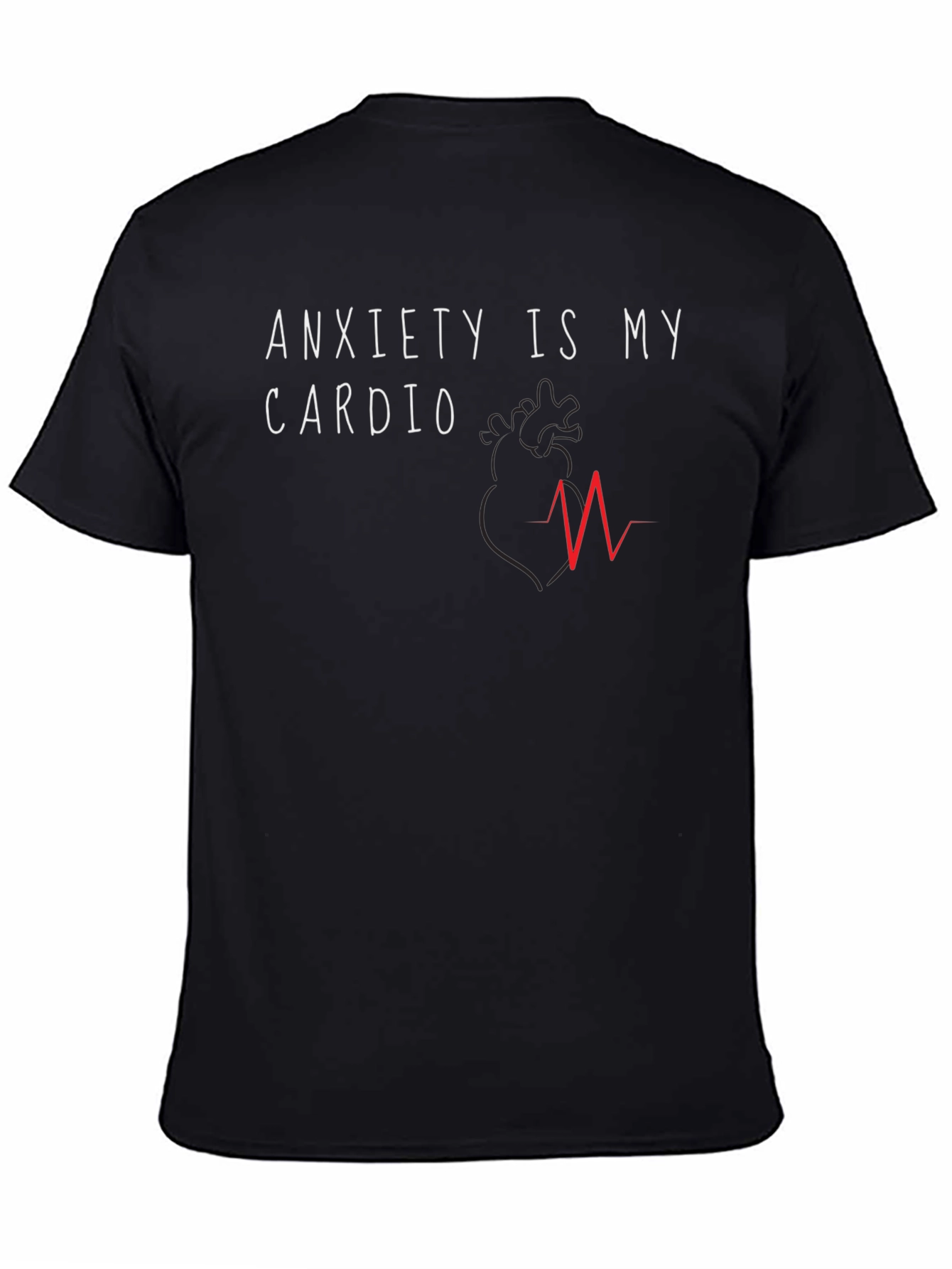 Anxiety Cardio Graphic T-Shirt - Unisex