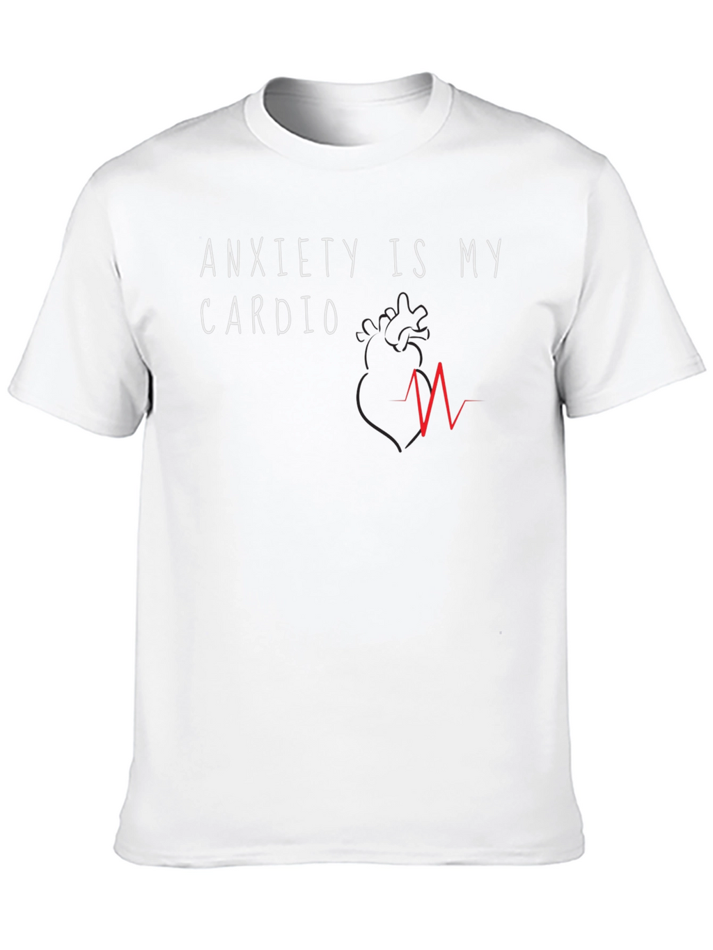 Anxiety Cardio Graphic T-Shirt - Unisex